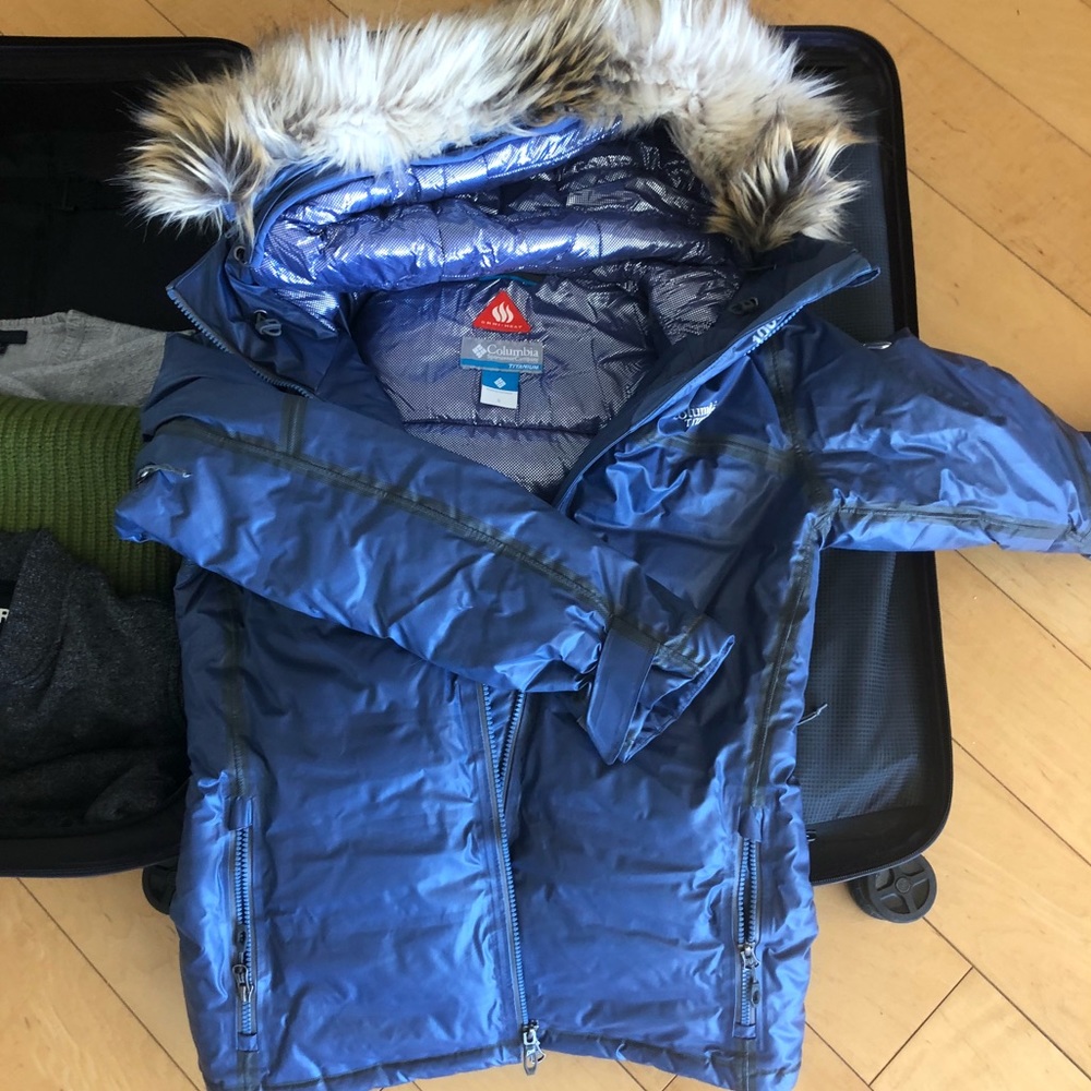 Columbia sportswear down jacket.
